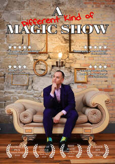 A Different Kind Of Magic Show - Poster for Jeff Newman's award-winning show
